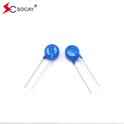 10D Series Metal Oxide Varistor 10D820K / 10D820KJ Ф10mm 135VC Rated Power 0.4W